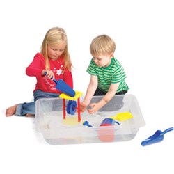 Edx Education Sand & Water Translucent Tray Only 50 x 70 x 15cm