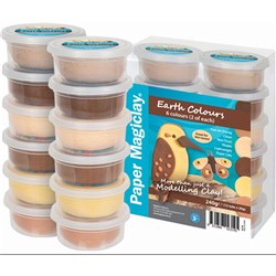 Paper Magiclay 240g Earth Colours