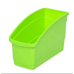 Plastic Book and Storage Tub Lime Green