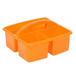 Small Plastic Caddy Orange
