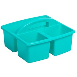 Small Plastic Caddy Teal