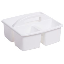 Small Plastic Caddy White