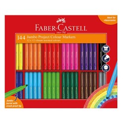 Faber Castell Project Markers Jumbo Classroom Pack of 144