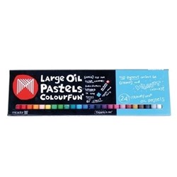 Micador Oil Pastel Crayons Colourfun Large Pack of 24