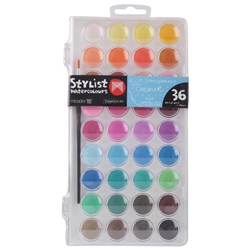 Micador Stylist Watercolour Palette of 36 Colours