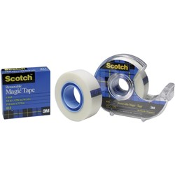 TAPE SCOTCH 811 19 X 33 BOXED REMOVABLE