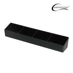 Black Sachet Holder 4 Compartment