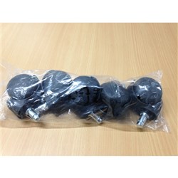CASTORS STANDARD STANDARD WHEELS FOR OFFICE CHAIRS