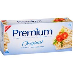 NABISCO  PREMIUM ORIGINAL BISCUIT  BOX 400G new size extra 65g per pack