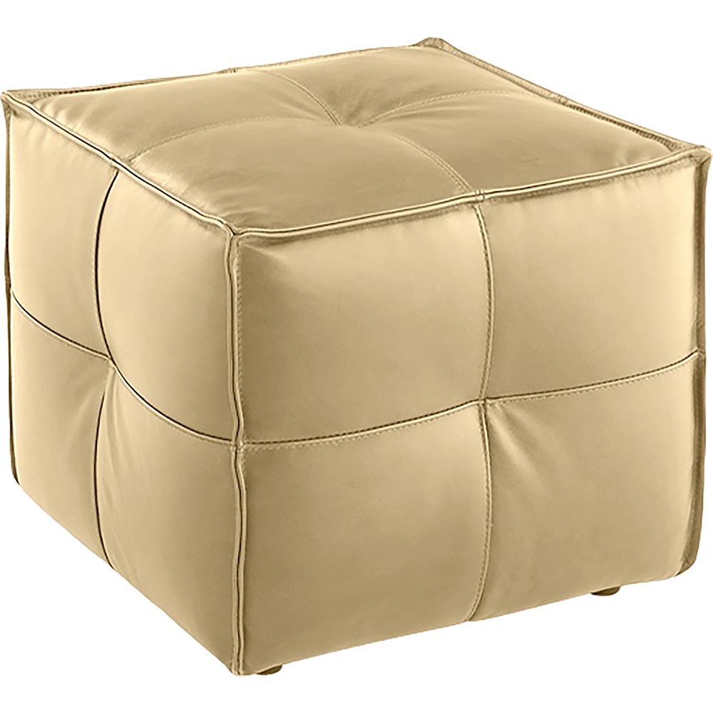 Square deals beige ottoman