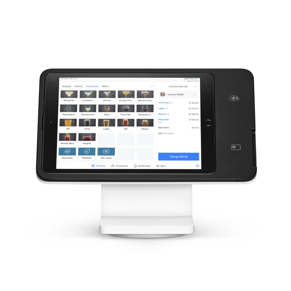 POS Solutions - Square EFTPOS POS Second Generation Stand for iPad