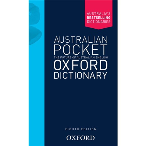 Books & Pads - OXFORD POCKET DICTIONARY Australian 8th Edition - Dolphin  Office Choice - Office Supplies, Stationery & Furniture